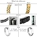 For Fitbit Alta Band, Wearlizer Smart Watch Metal Wristband Replacement Strap for Fitbit Alta (Matt Rose Gold)