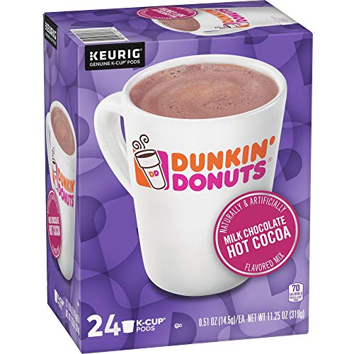 Dunkin' Donuts Milk Chocolate Hot Cocoa Single Serve KCups for Keurig