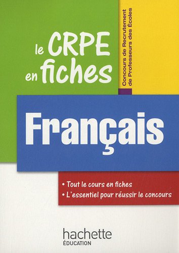 Le CRPE en fiches, FranÃ§ais by (Paperback)