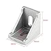 10pcs 3030 Aluminum Alloy Corner Brackets Right Angle Joint Brace Fastener for Furniture Doors and (35×35×28mm)