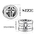 ANGEMIEL 925 Sterling Silver CZ Cross Charms with God All Things are Possible Fit European Snake Bracelets