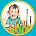 PlayMonster Lauri Deluxe Tall-Stackers - Pegs & Pegboard Set, Multi, Model: 2446, 2-5/8 H in