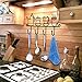 Decorative Wall Hooks for Coats | 4 Hook Coffee Mug Wall Rack | Hooks Rack/Holder for Grill Accessories Kitchen Utensil | Wall Mounted Key Holder Key Rack Key Hanger | Bathroom Towel Hooks | Hat Rack