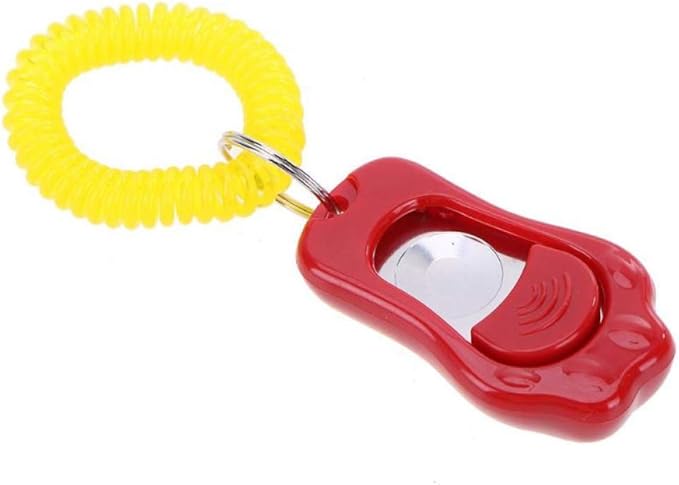 Amazon.com: HHXXTTXS Pet Cat Dog Training Clicker with Wrist Strap