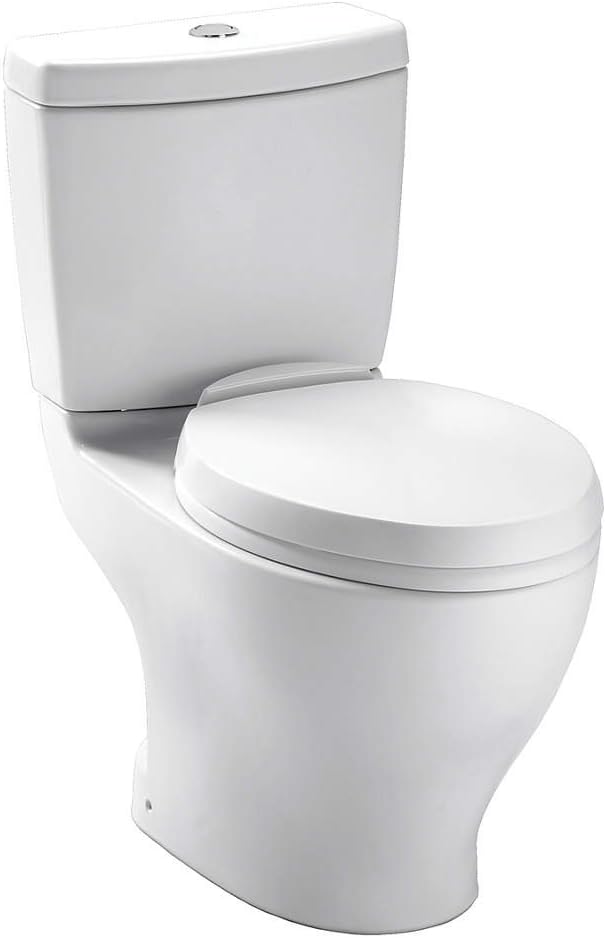 Toto CST412MF.1001 Aquia Dual Flush Toilet, 1.6GPF and 0.9GPF with