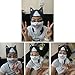 AXBXCX 3D Animal Ears Balaclava Winter Warmer Face Mask for Skiing Snowboarding Snowmobile Halloween Christmas Tuxedo Cat