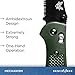 Benchmade - Griptilian 551 Knife with CPM-S30V Steel, Drop-Point Blade, Serrated Edge, Coated Finish, Olive Handle
