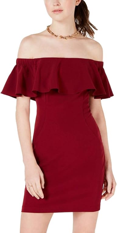 teeze me off the shoulder dress