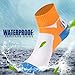 100% Waterproof Running Socks, RANDY SUN Unisex Mid-Calf/Ankle Sock XS-L