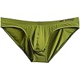 Mendove Men's Nylon Solid Contour Pouch Bikini Swimsuit