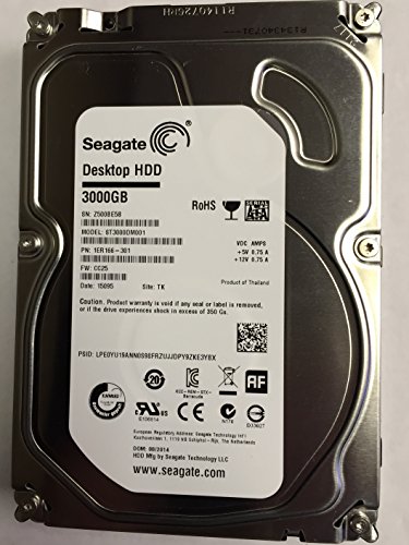Seagate ST3000DM001 P/N: 1ER166-301 F/W: CC25 3TB TK ZA5