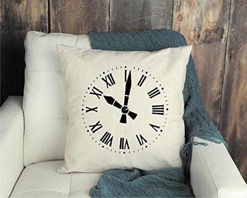 image for Rustic Clock Stencil, Paint Your Own Sign, Reusable & Thick, Steampunk