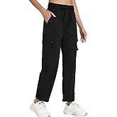 bepopotan Quick Dry Women's Cargo Pants with Pockets Lightweight Hiking Joggers for Workout Athletic Casual Outdoor Camping