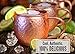 Willow & Everett Set of 4 Moscow Mule Copper Mugs with Shot Glass - 16oz Solid Hammered Cups for Moscow Mules