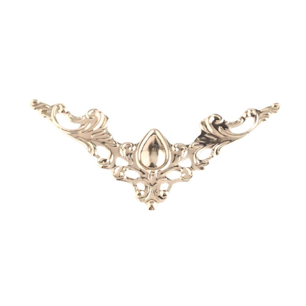 20pcs Furniture Decorative Edge Cover, Box Corner Guard Desk Edge Cover Decorative,Jewelry Case Box Corner Protector(White)