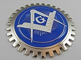 Grill Badge Mason Masonic for car Truck Freemason Grille Emblem