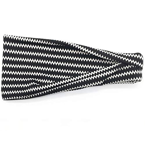 PLOVZ 6 Pack Women's Yoga Running Headbands Sports Workout Hair Bands (Set 10) - Image 8