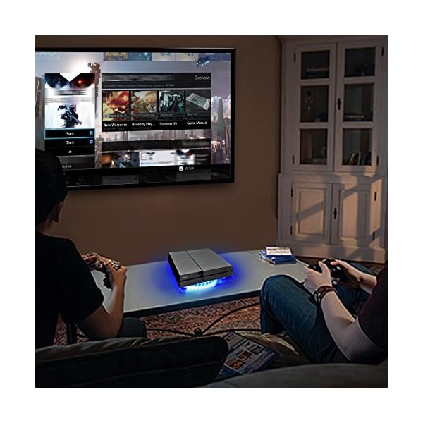 WOWLED-USB-RGB-LED-Cooler-Cooling-Fan-Pad-Stand-Accessories-wWireless-Remote-Controller-for-PS4-Playstation-4-XBOX-One-Consoles-Laptop-Notebook WOWLED USB RGB LED Cooler Cooling Fan Pad Stand Accessories with Wireless Remote Controller for PS4 Playstation 4 XBOX…