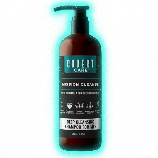 COVERT CARE MEN’S THICKENING SHAMPOO FOR THINNING HAIR...