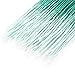 3Packs Senegalese Twist Crochet Hair 22inches 20Stands Micro Twist Braiding Hair Pre Looped Kanekalon Synthetic Crochet Braids Twist Hair Extensions(T1b/Green/Light Green)
