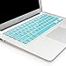 Kuzy Metallic Keyboard Cover for MacBook Pro and MacBook Air, Aqua (KZYKbScMulti131517MtAq)