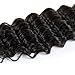 Brazilian Deep Wave Bundles With Closure Brazilian Virgin Hair Deep Curly Wave Hair Wet Wavy 4 Bundles With Lace Closure and Deep Wave Bundles 100% Unprocessed Remy Human Hair 18