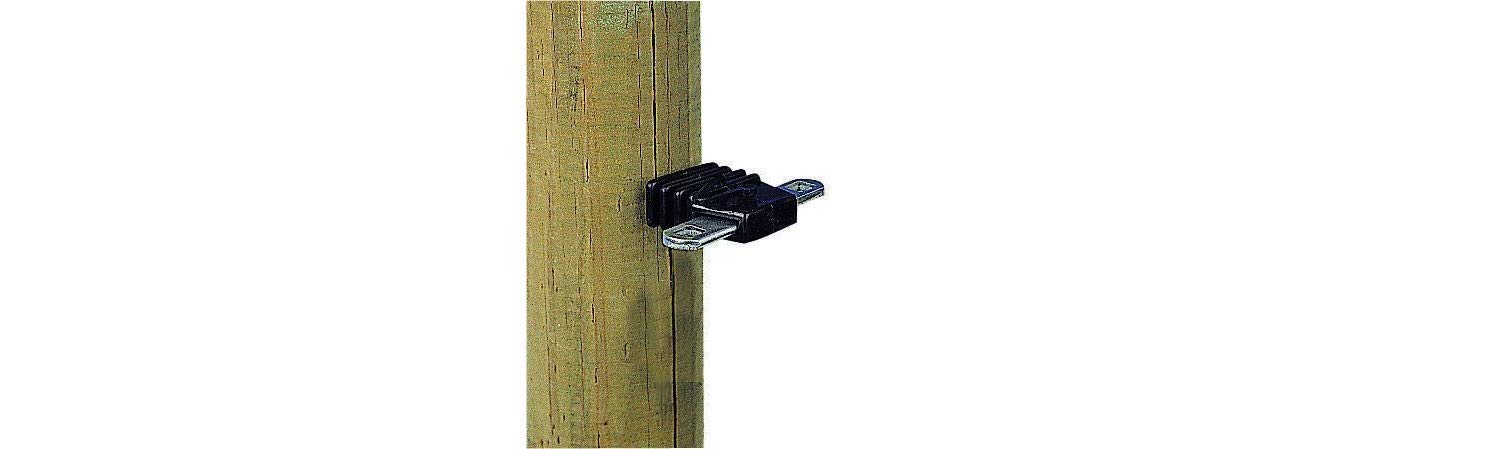 4x Gallagher 2-Way Gate Handle Anchor - for Wooden Posts