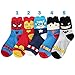 Socksense Super Heros Series Women's Original Crew Socks 5pairs(5color)=1pack