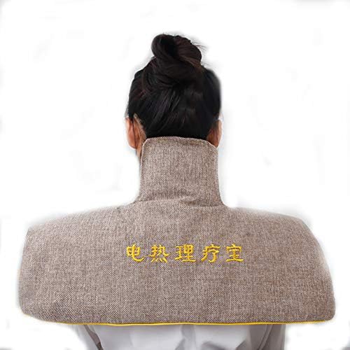 QAZXC Electric Heating Pad for Neck And Shoulders Pain Relief Heating Wrap for Back with Auto Shut Off 9 Temperature Settings Over-Heating Protection for Shoulder Back Neck Pain Relief