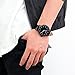 June & Ed Quartz Stainless Steel Men's Watch with Sapphire Crystal Dial Window W-0010