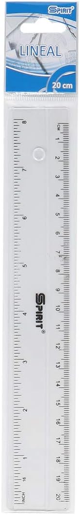 TTS Lineal 20cm Transparent