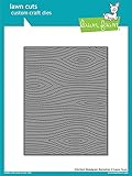 LAWN FAWN Cuts Custom Craft Dies: Stitched Woodgrain Backdrop (LF1501)