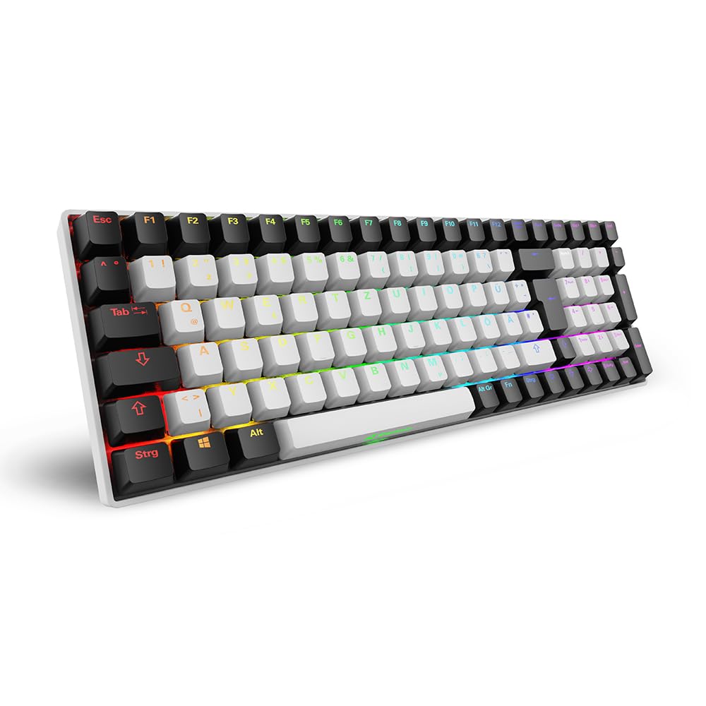 Sharkoon SGK50 S2 Weiß, RGB, Gateron Rot