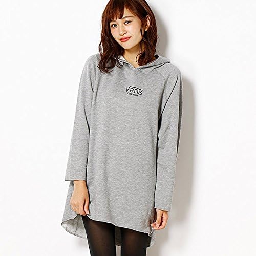 Amazon Co Jp イーハイフンワールドギャラリー E Hyphen World Gallery Vansパーカーワンピース 105杢グレー F 服 ファッション小物