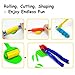 Dear Deer Clay Dough Tool Play Dough Tools for Kids with Capital Letters Cookie Cutters Various Shape Modeling Dough Clay Party Pack Mega Tool Playset 44 Pieces