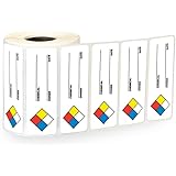 Chemical Write On Industrial Labels - 3"x1" Roll of 500