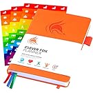 The Clever Fox Planner - Best Agenda & Daily Calendar to Boost Productivity, Happiness & Hit Your Goals in 2018 - Gratitude Journal Personal Weekly Organizer 5 x 8'' Undated Notebook