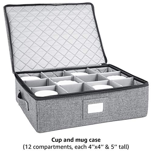 storageLAB China Storage Set, Hard Shell and Stackable, for Dinnerware