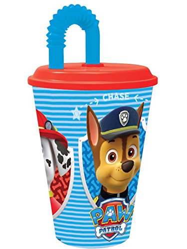 Paw Patrol 80730 Sport Tumbler 430 ml, Sky Blue/Red