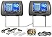 Rockville RTSVD961-GR 9” Gray Touchscreen Dual DVD/HDMI Car Headrest Monitors