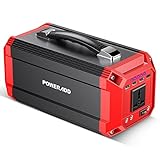 POWERADD Portable Power Station PowerCenter II Solar Generator 270Wh/73000mAh Emergency Lithium Battery, 110V/300W Backup Power Supply with 4 USB Outputs for Outdoors,Home Use,Camping,Travel,Hunting