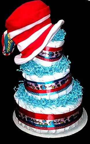 dr seuss diaper cake