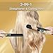 Gloridea Titanium Flat Iron, Professional Hair Straightener Heat up fast, Adjustable Temperature 170-450 ℉ for all Hair Types, 1 Inch Black Straightening Iron with Digital LCD Display Dual Voltagethumb 1