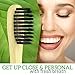 Lingito 6-Pack Natural Charcoal Bamboo Toothbrushes | BPA Free Soft Bristles | Compostable, Eco Friendly, Natural, Organic & Vegan Toothbrush Pack | Individually Packaged & Numbered Active Brushes