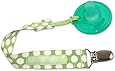 Booginhead PaciGrip Pacifier Holder, Delicate Dot Green