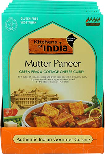 Kitchens of India Ready to Eat Mutter Paneer, Green Peas and Cottage Cheese Curry, 10-Ounces (Pack of 6) - Thumbnail 5