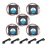 WINSINN 40mm Blower Fan 24V 4010 Turbine Turbo 40x10mm for Cooling Creality Ender 3 / Pro 3D Printer Brushless Hydraulic Bearing, with Air Guide Parts - High Speed (Pack of 5Pcs)