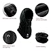 UPMALL Tactical Balaclava Full Face Mask Fleece Warm Winter Outdoor Sports Mask Wind-Resistant Hood Hat (Black)