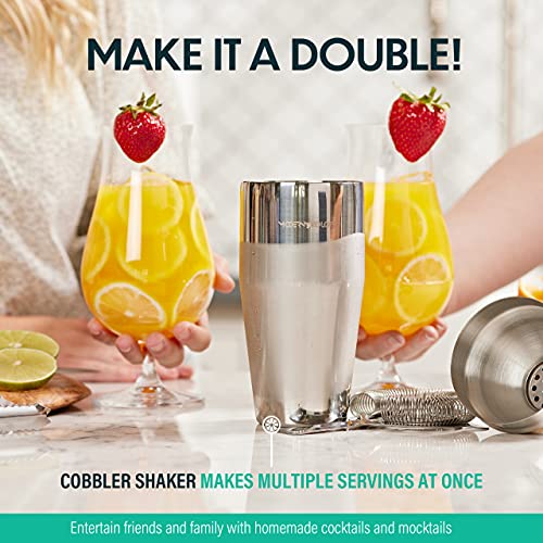 Modern Mixology Cocktail Shaker Set 24 piece Stainless Steel