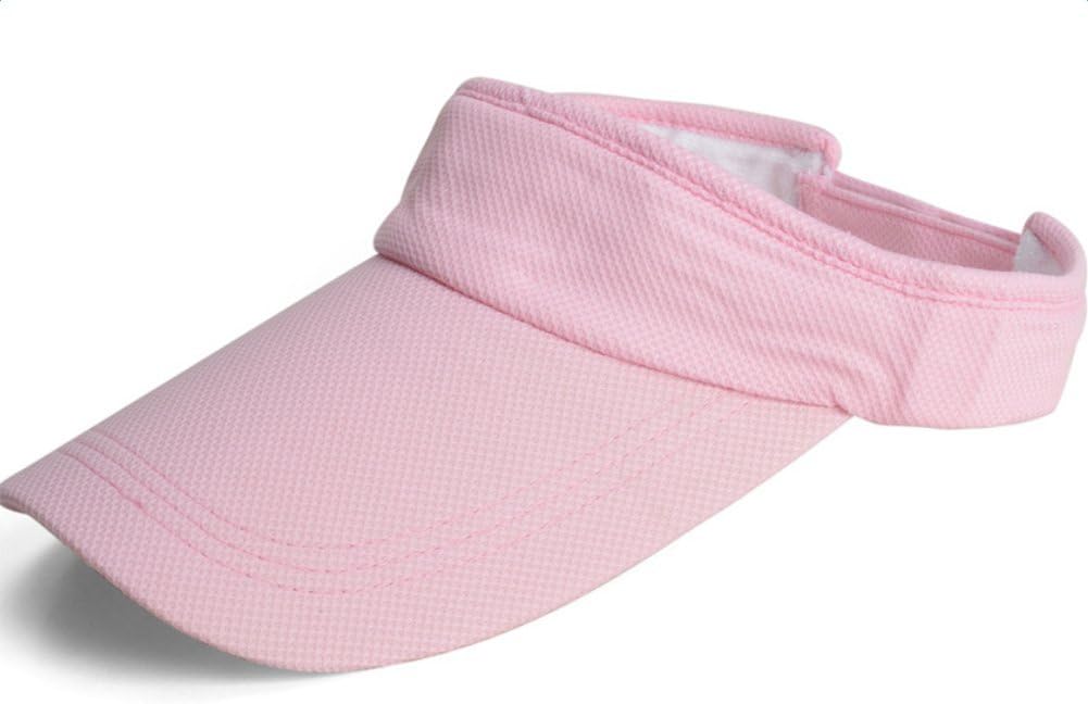 Monbedos Visor Sun Hat for Women Men UV Sun Protection for Golf Cycling Fishing Tennis Climbing and Travel size 11CM (Pink)